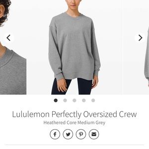 Lululemon oversized crew